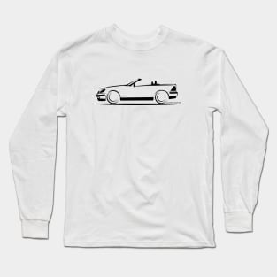 Mercedes Benz SLK R170 White Long Sleeve T-Shirt